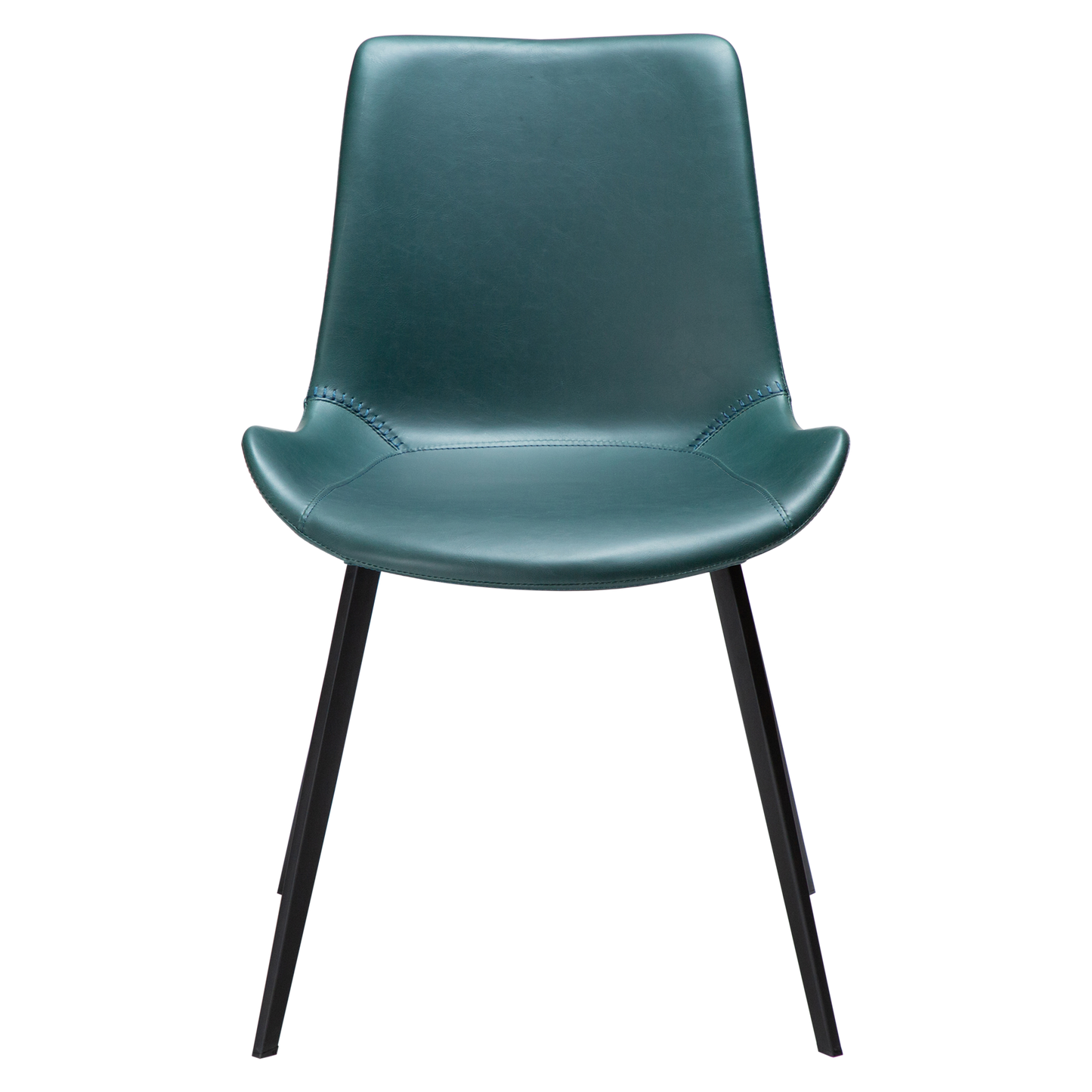 [var:Bezug=Grüne Giebel Kunstleder mit Schwarz] HYPE Stuhl