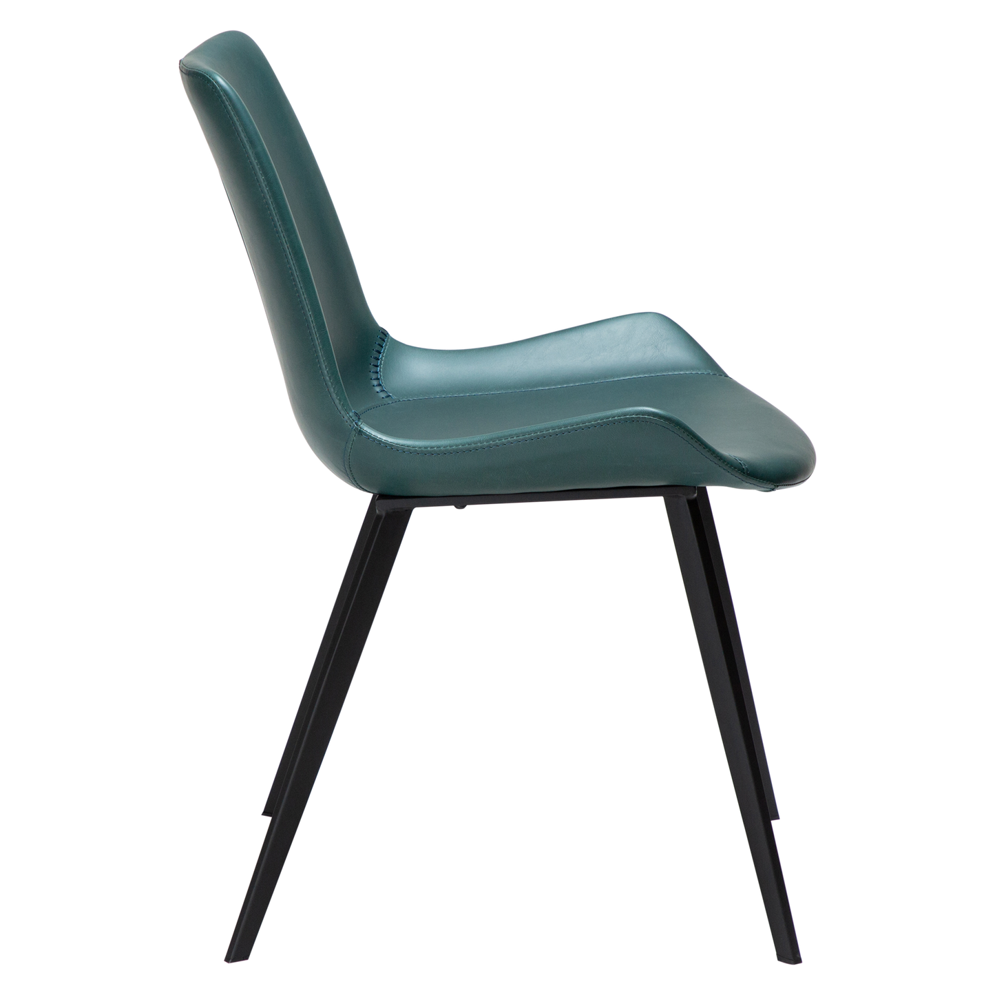 [var:Bezug=Grüne Giebel Kunstleder mit Schwarz] HYPE Stuhl