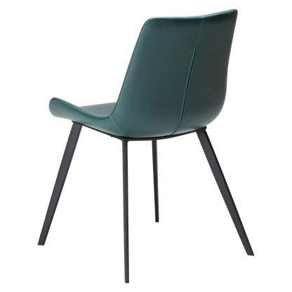 [var:Bezug=Grüne Giebel Kunstleder mit Schwarz] HYPE Stuhl