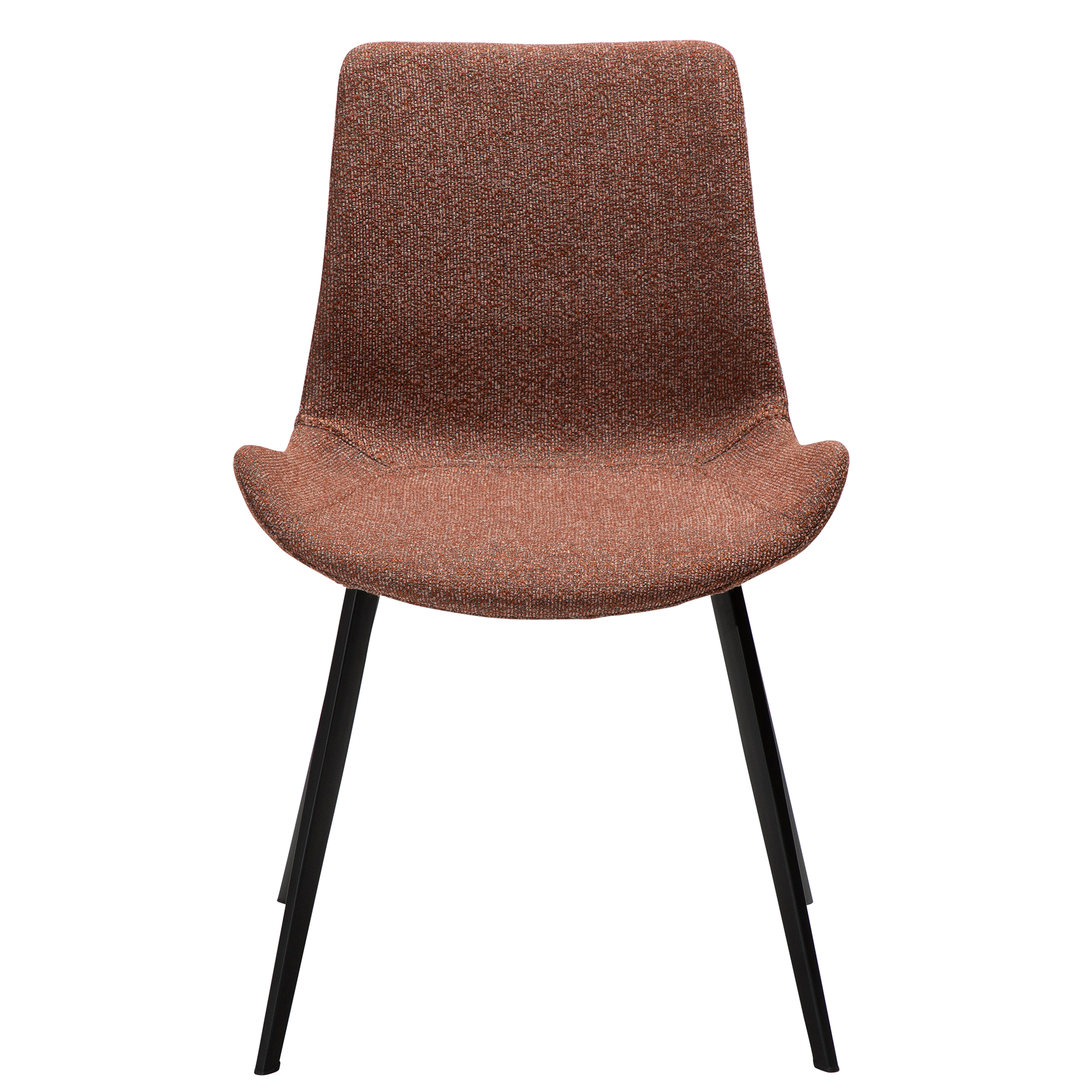 [var:Bezug=Kieselschwarzer Bouclé-Stoff mit schwarzen Beinen] HYPE Stuhl