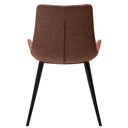 [var:Bezug=Kieselschwarzer Bouclé-Stoff mit schwarzen Beinen] HYPE Stuhl