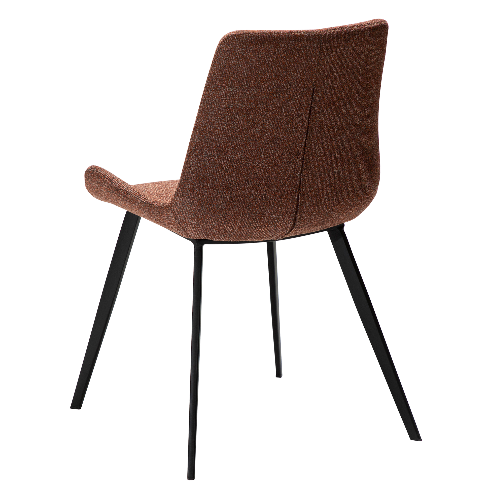 [var:Bezug=Kieselschwarzer Bouclé-Stoff mit schwarzen Beinen] HYPE Stuhl