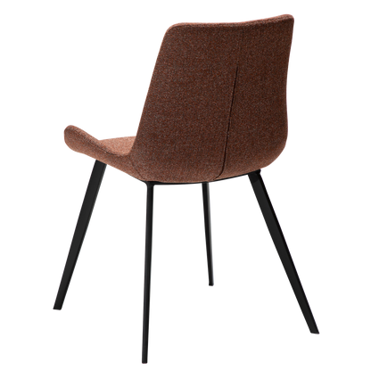 [var:Bezug=Kieselschwarzer Bouclé-Stoff mit schwarzen Beinen] HYPE Stuhl