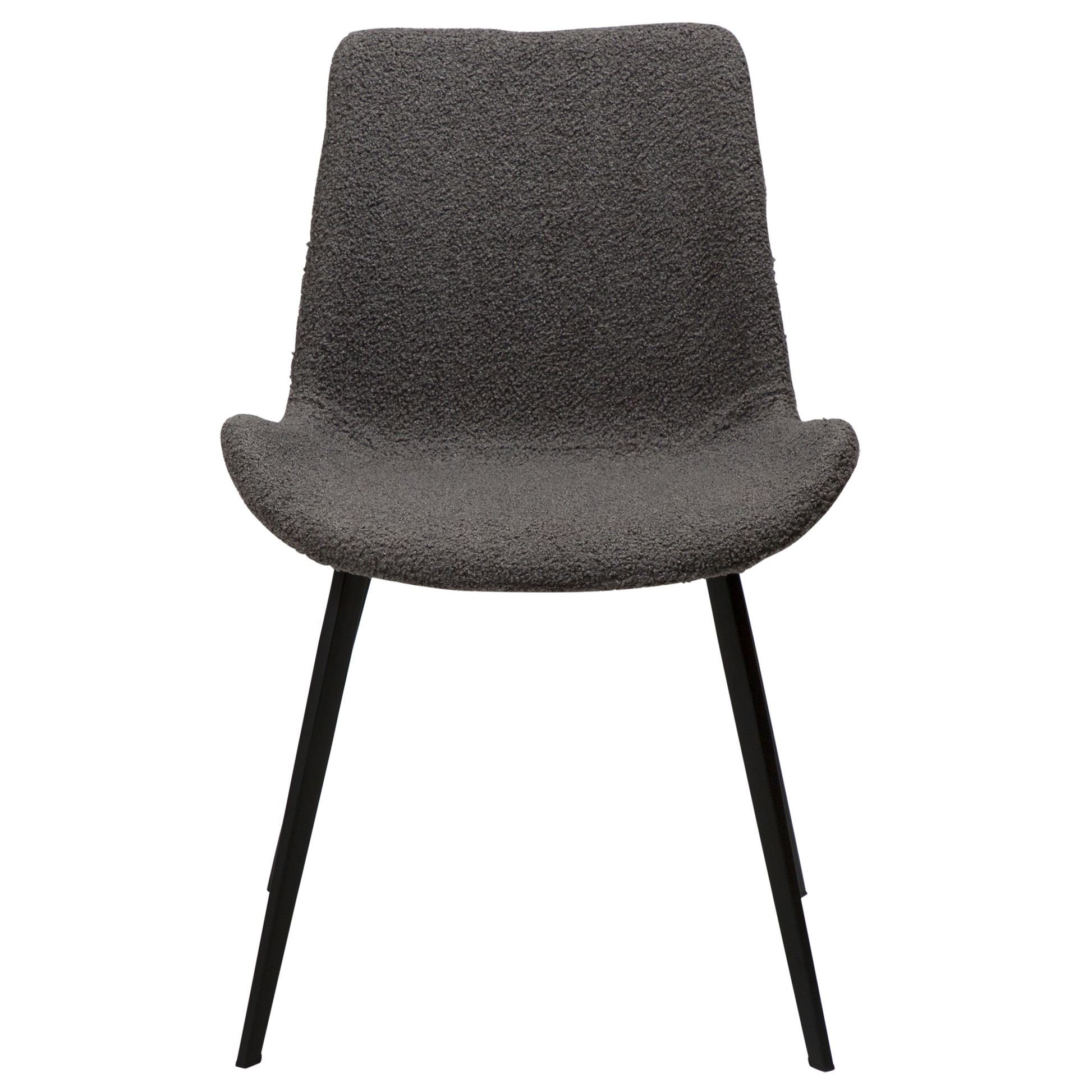 [var:Bezug=Stein RPES Bouclé-Stoff mit Schwarz] HYPE Stuhl