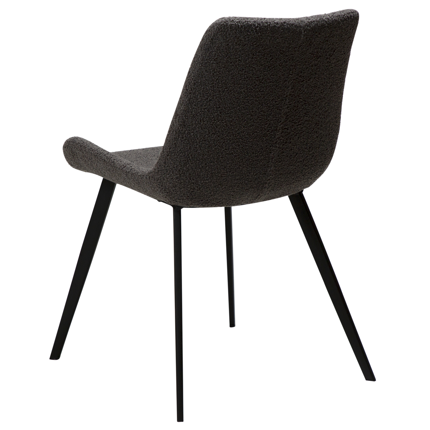 [var:Bezug=Stein RPES Bouclé-Stoff mit Schwarz] HYPE Stuhl