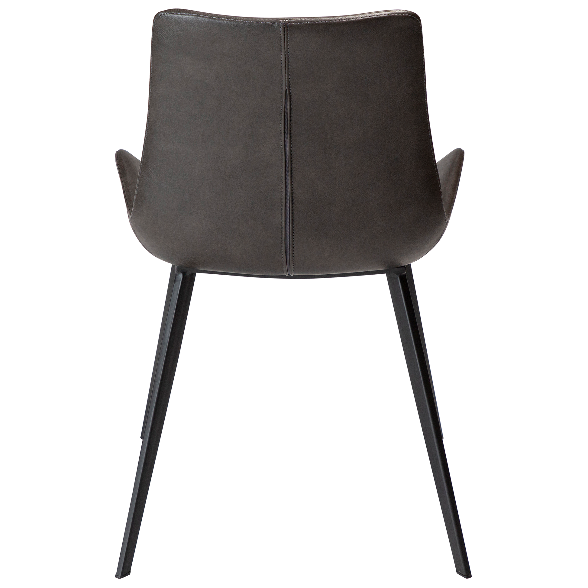 [var:Bezug=Vintage graues Kunstleder mit schwarzen Beinen] HYPE Stuhl