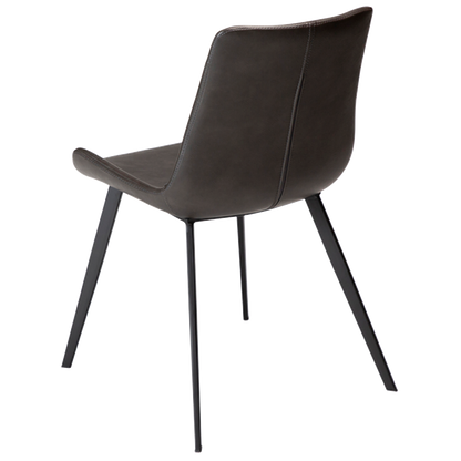 [var:Bezug=Vintage graues Kunstleder mit schwarzen Beinen] HYPE Stuhl