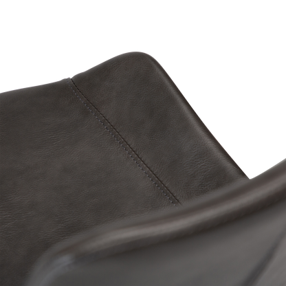 [var:Bezug=Vintage graues Kunstleder mit schwarzen Beinen] HYPE Stuhl