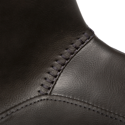 [var:Bezug=Vintage graues Kunstleder mit schwarzen Beinen] HYPE Stuhl