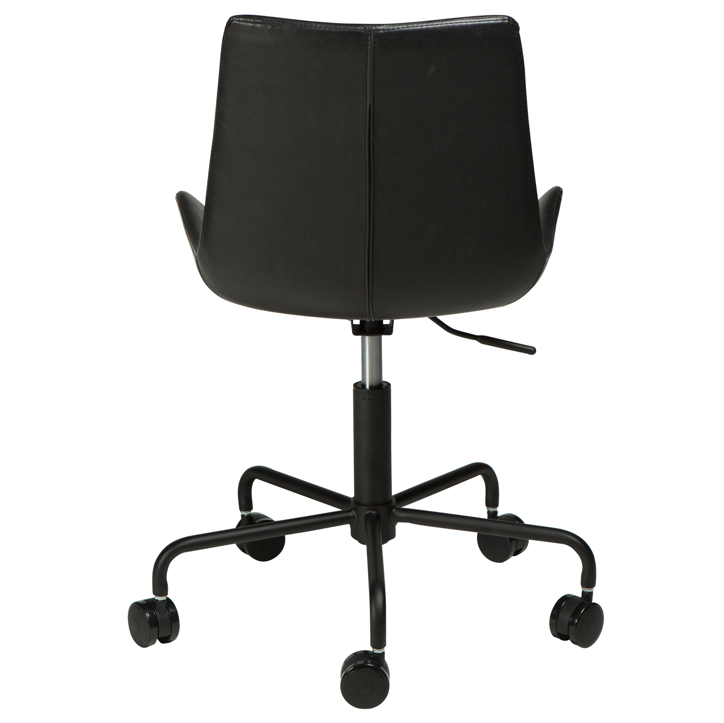 [var:Bezug=Vintage schwarzes Kunstleder mit schwarzem Sockel] HYPE Bürostuhl