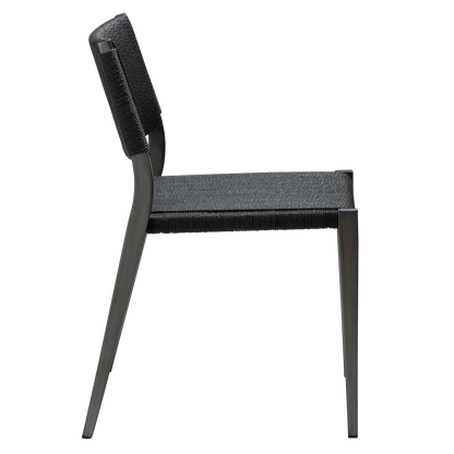 [var:Bezug=Schwarzer Papierdraht mit antiken Zinnbeinen] LOOP Stuhl