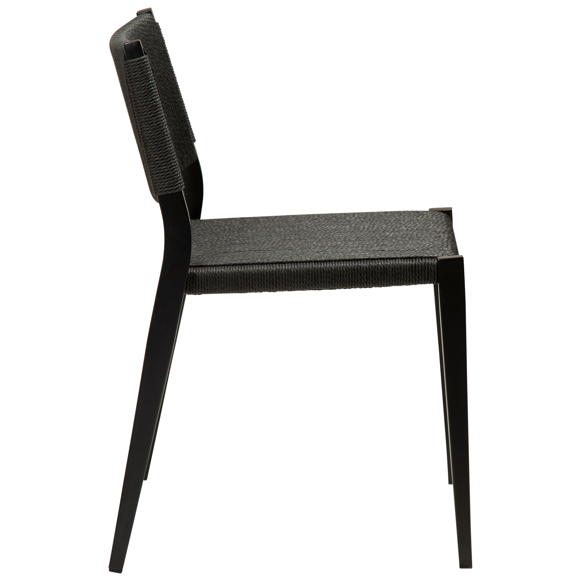 [var:Bezug=Schwarzes Papierseil mit schwarzen Beinen] LOOP Stuhl