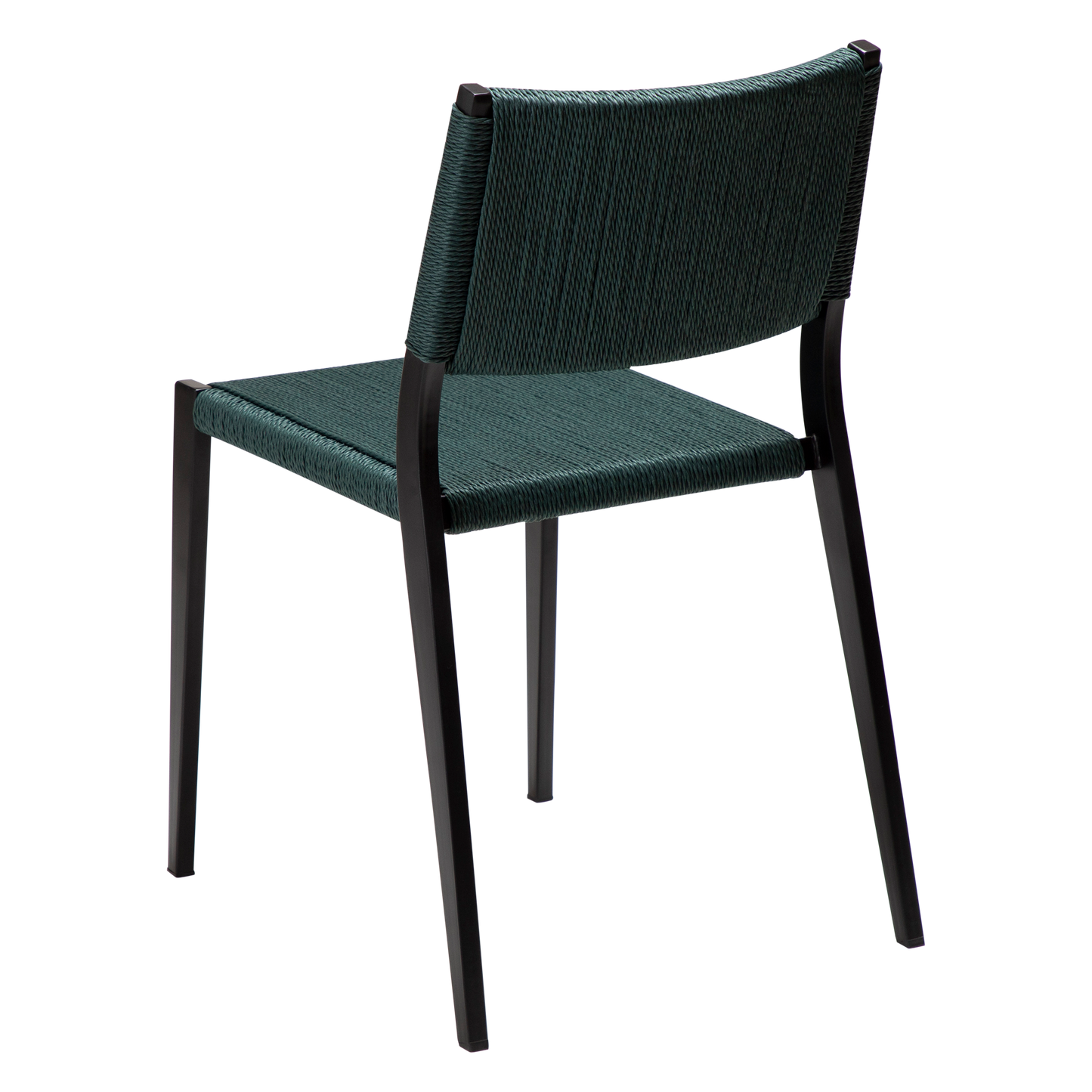 [var:Bezug=Grünes Giebel-Papierseil mit schwarzen Beinen] LOOP Stuhl