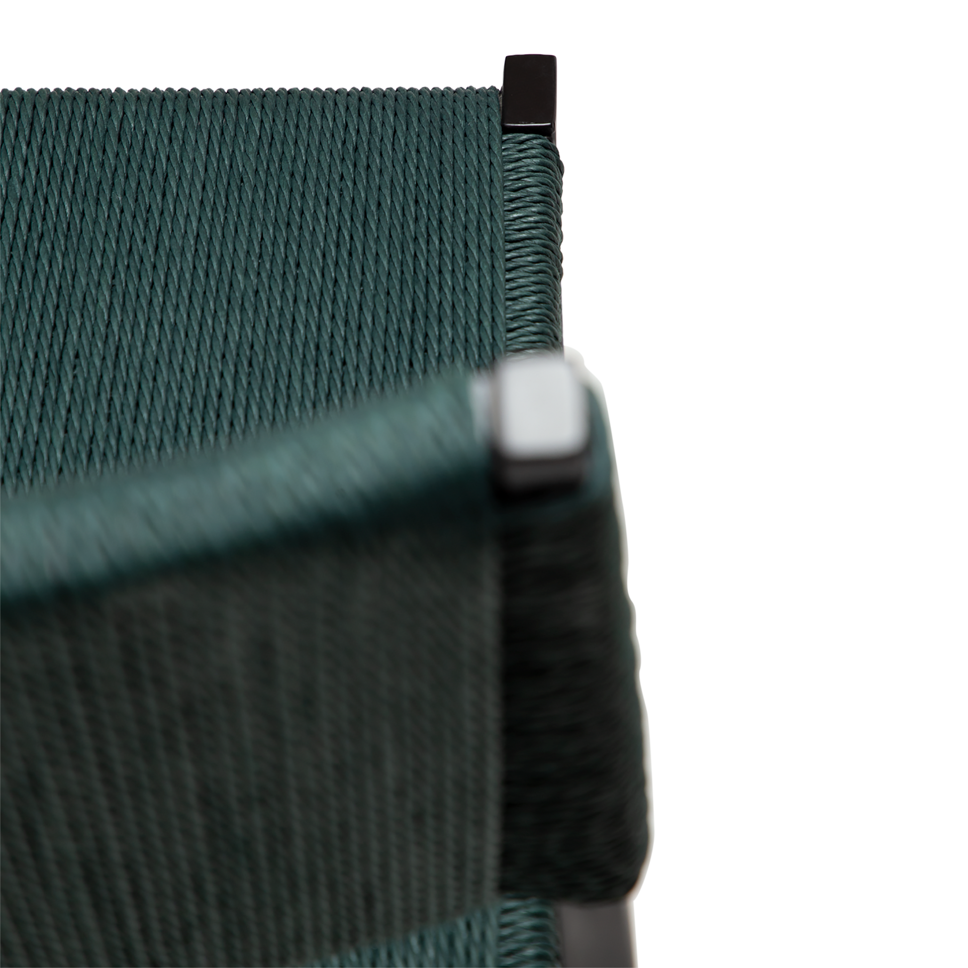 [var:Bezug=Grünes Giebel-Papierseil mit schwarzen Beinen] LOOP Stuhl