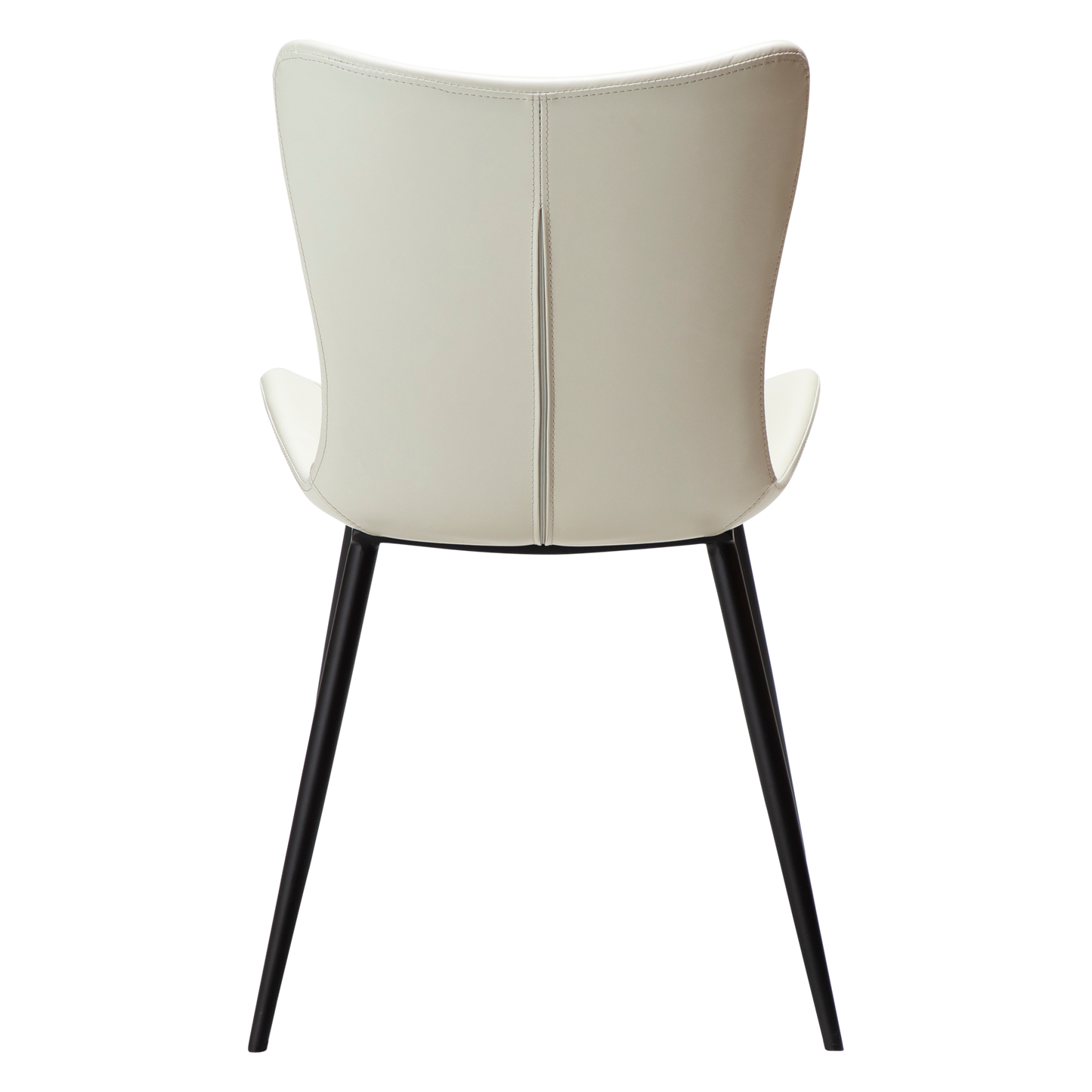 [var:Bezug=Knochenweißes Kunstleder mit schwarzen Beinen] MEDUSA Stuhl