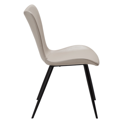 [var:Bezug=Kaschmir Kunstleder mit schwarzen Beinen] MEDUSA Stuhl