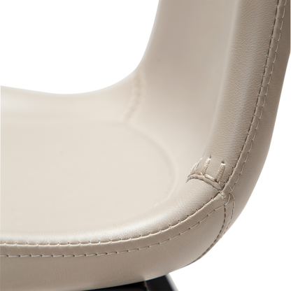 [var:Bezug=Kaschmir Kunstleder mit schwarzen Beinen] MEDUSA Stuhl