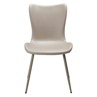 [var:Bezug=Kunstleder in Kaschmir mit Kaschmirbeinen] MEDUSA Stuhl