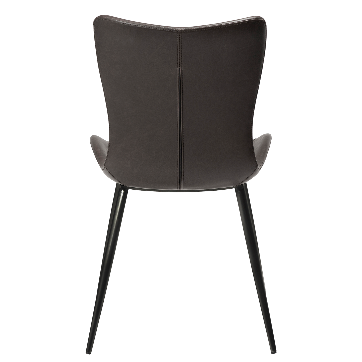 [var:Bezug=Vintage graues Kunstleder mit schwarzen Beinen] MEDUSA Stuhl