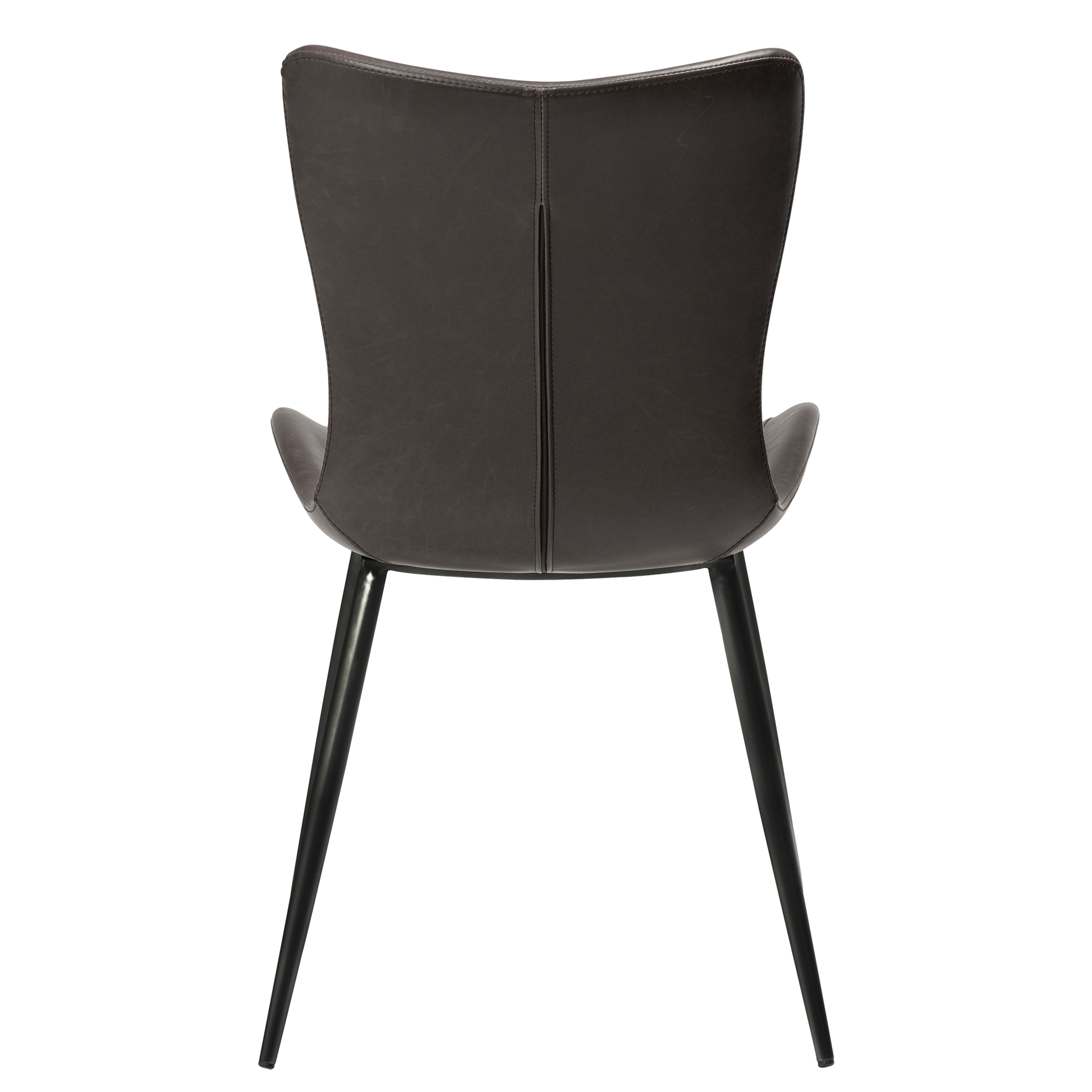 [var:Bezug=Vintage graues Kunstleder mit schwarzen Beinen] MEDUSA Stuhl