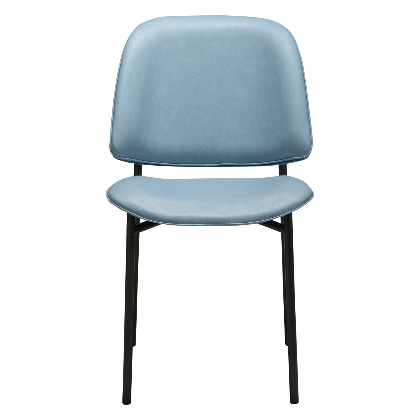 [var:Bezug=Blue Fog Kunstleder mit antiken Zinnbeinen] OHMY Stuhl