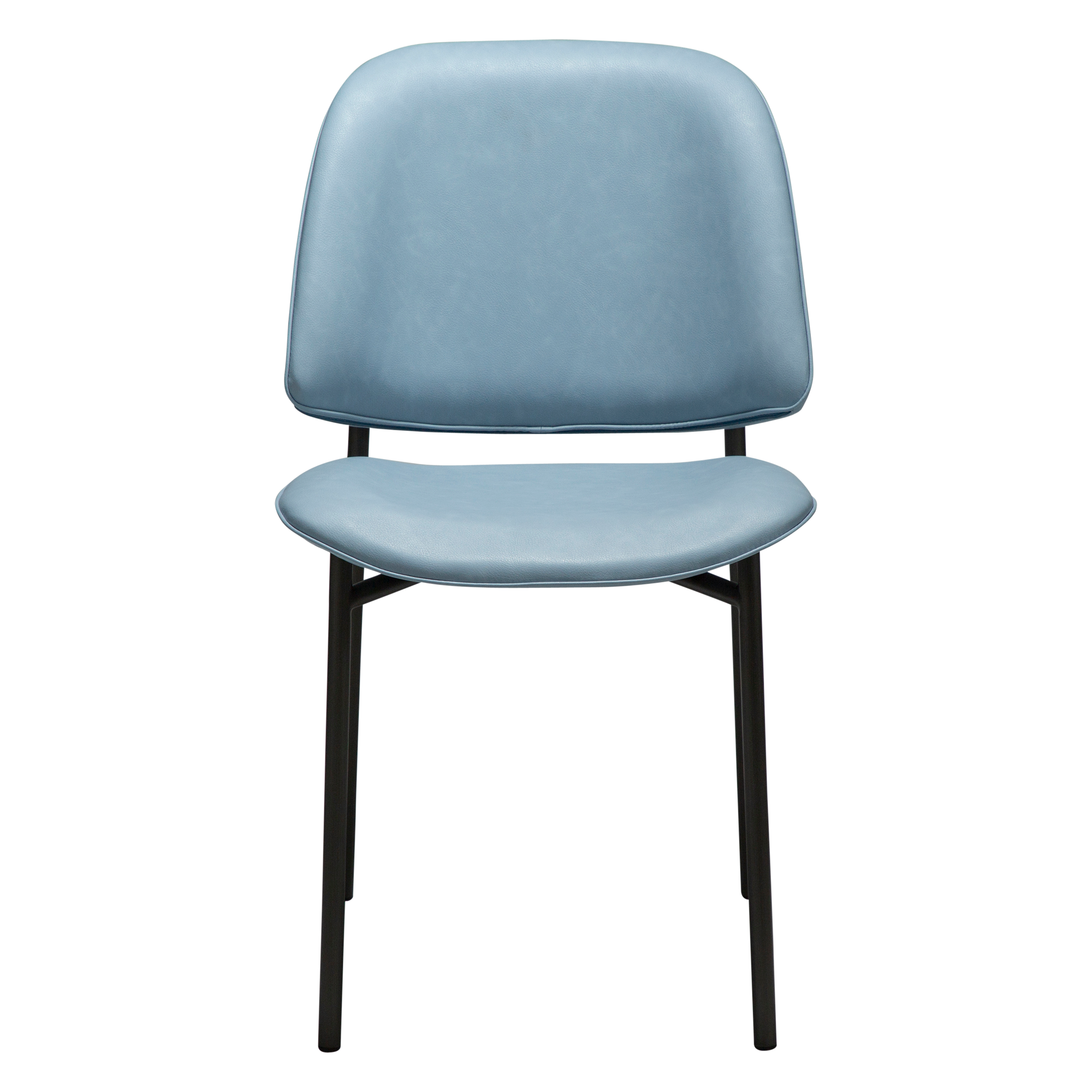 [var:Bezug=Blue Fog Kunstleder mit antiken Zinnbeinen] OHMY Stuhl