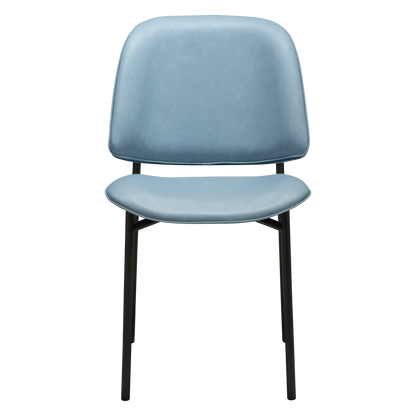 [var:Bezug=Blue Fog Kunstleder mit antiken Zinnbeinen] OHMY Stuhl