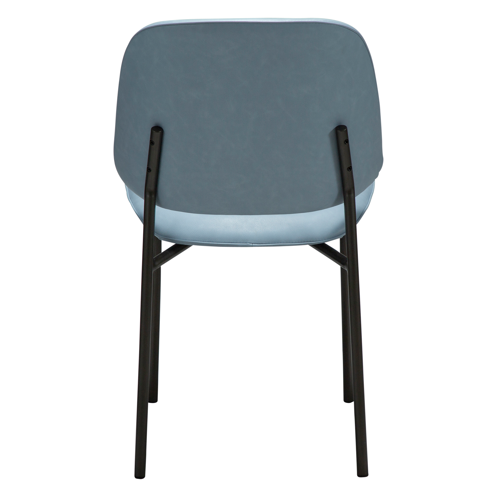 [var:Bezug=Blue Fog Kunstleder mit antiken Zinnbeinen] OHMY Stuhl