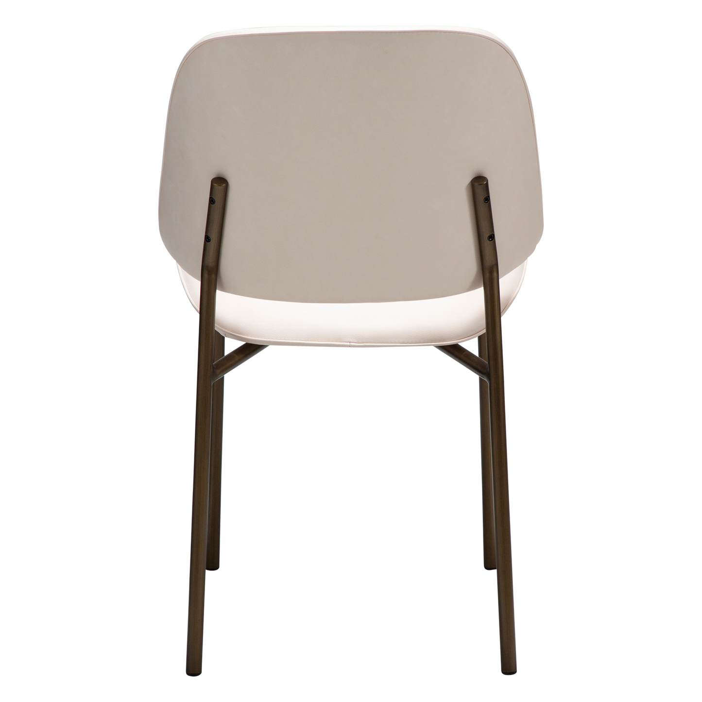 [var:Bezug=Creole Pink Kunstleder mit antiken Messingbeinen] OHMY Stuhl