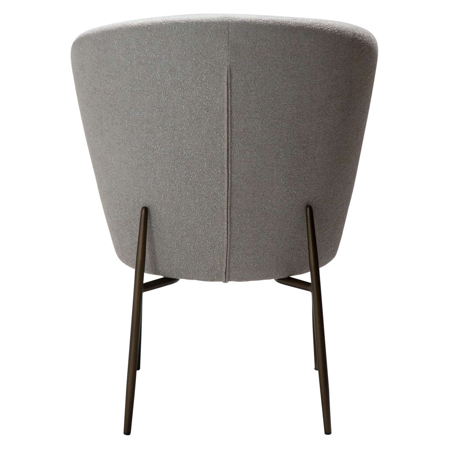 [var:Bezug=Kaschmir Bouclé-Stoff mit schwarzen Metallbeinen] ORBIT Stuhl