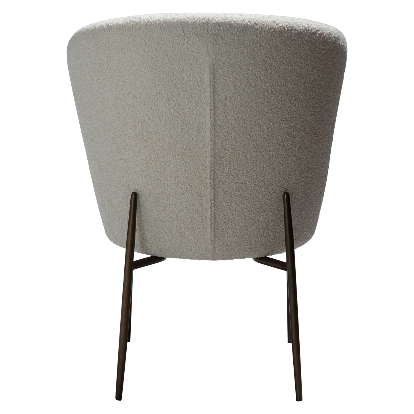 [var:Bezug=Taube RPES Bouclé mit antiken Messingbeinen] ORBIT Stuhl