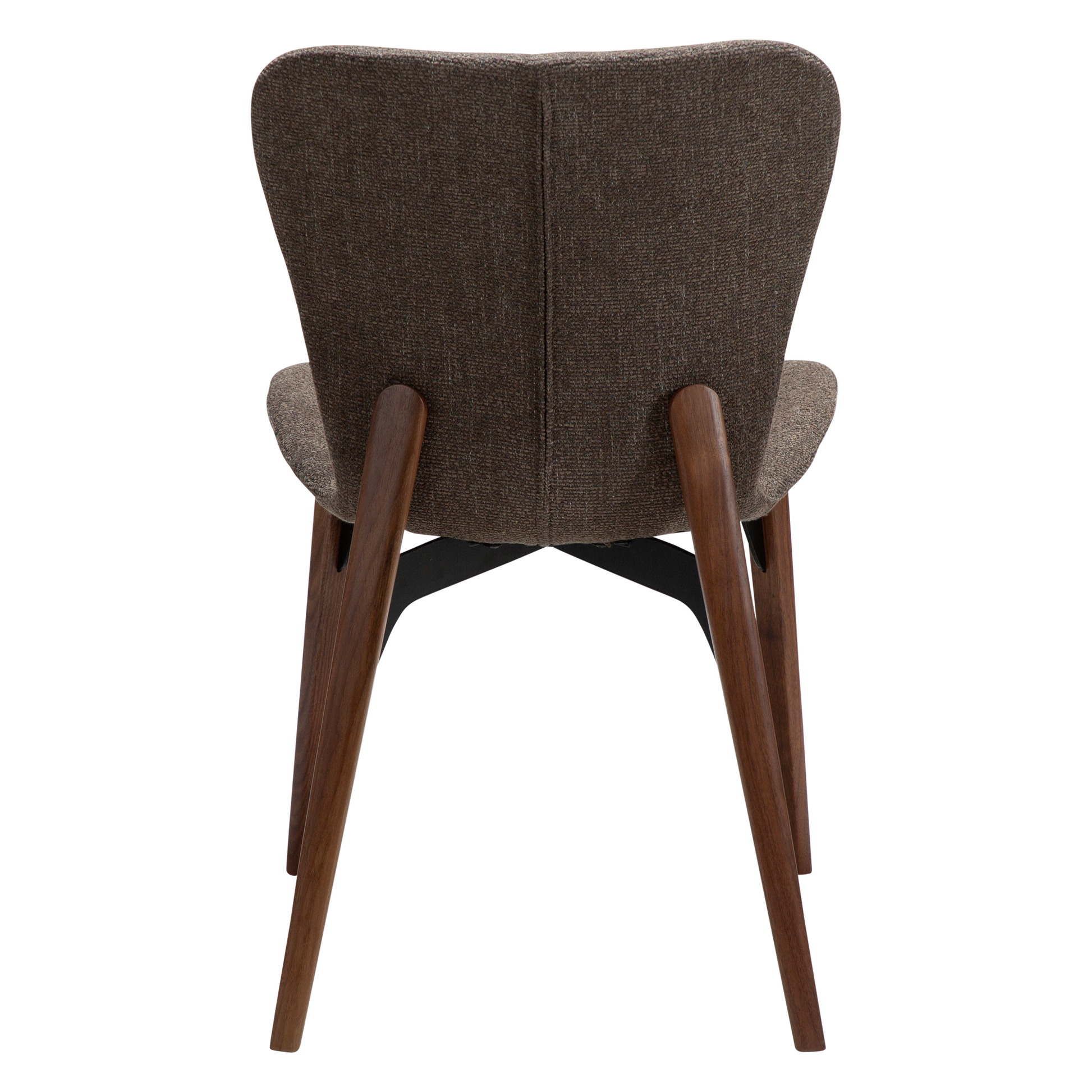 [var:Bezug=Majoranbrauner Bouclé-Stoff mit Walnussbeinen] PARAGON Stuhl