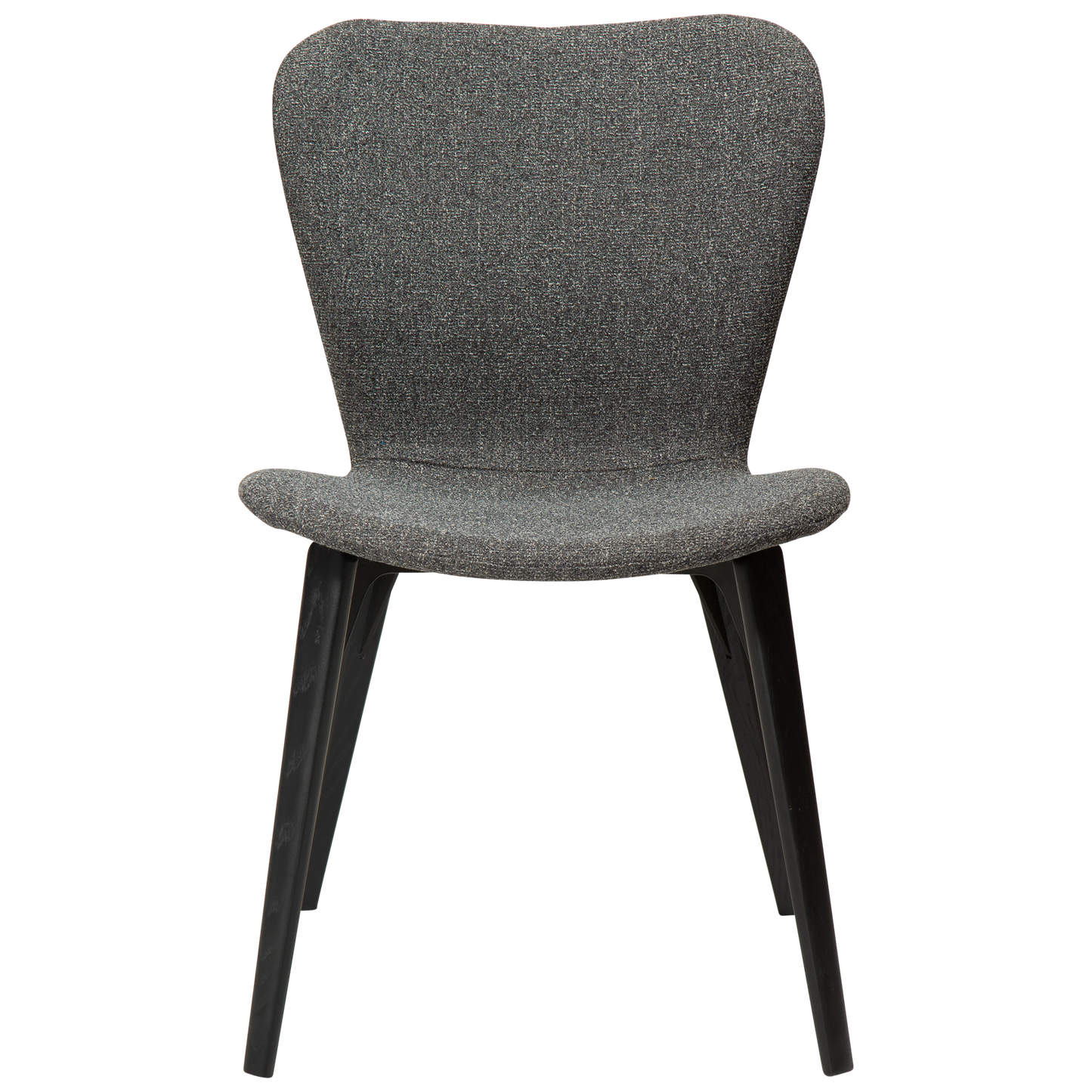 [var:Bezug=Kieselgrauer Bouclé-Stoff mit schwarzen Eschenbeinen] PARAGON Stuhl