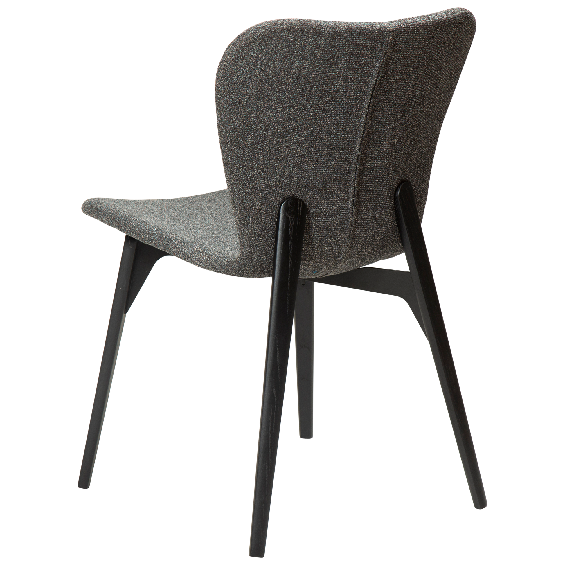 [var:Bezug=Kieselgrauer Bouclé-Stoff mit schwarzen Eschenbeinen] PARAGON Stuhl