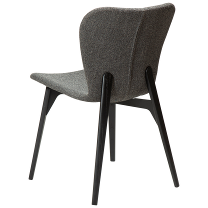 [var:Bezug=Kieselgrauer Bouclé-Stoff mit schwarzen Eschenbeinen] PARAGON Stuhl