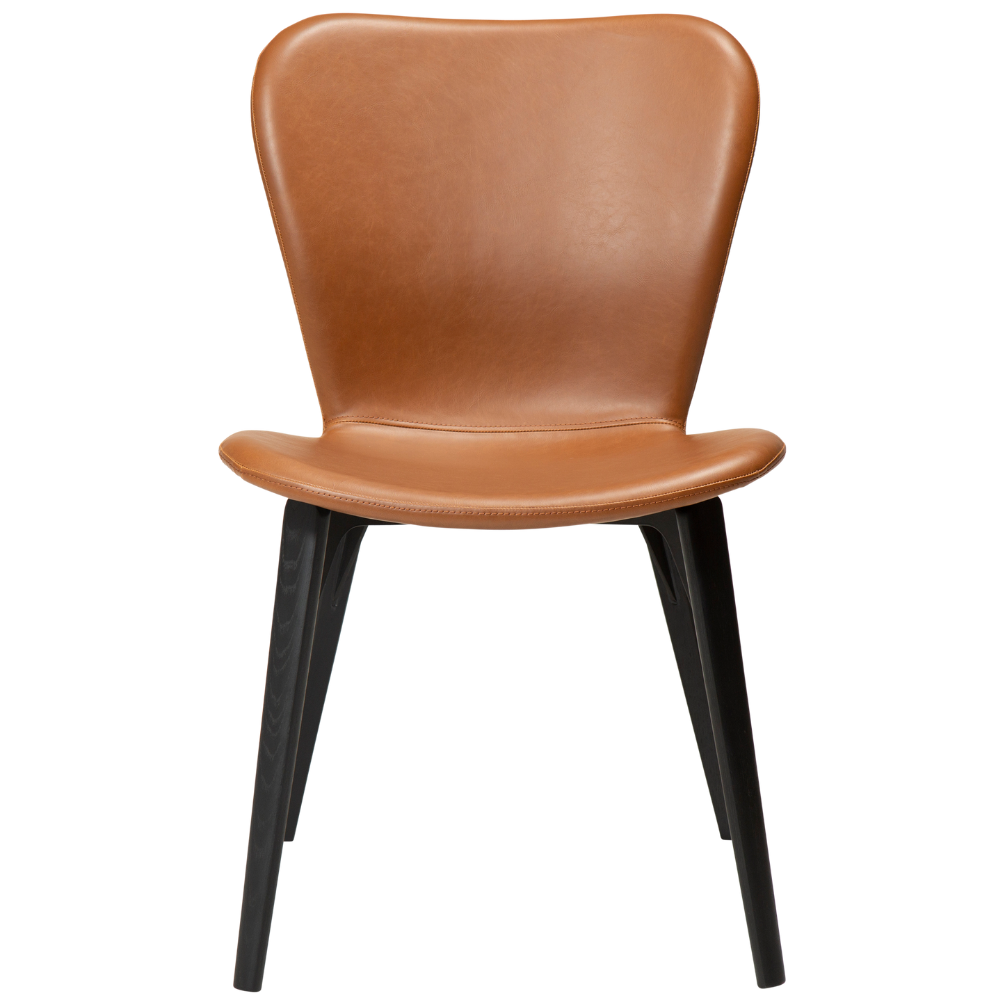 [var:Bezug=Vintage hellbraunes Kunstleder mit schwarzen Eschenbeinen] PARAGON Stuhl