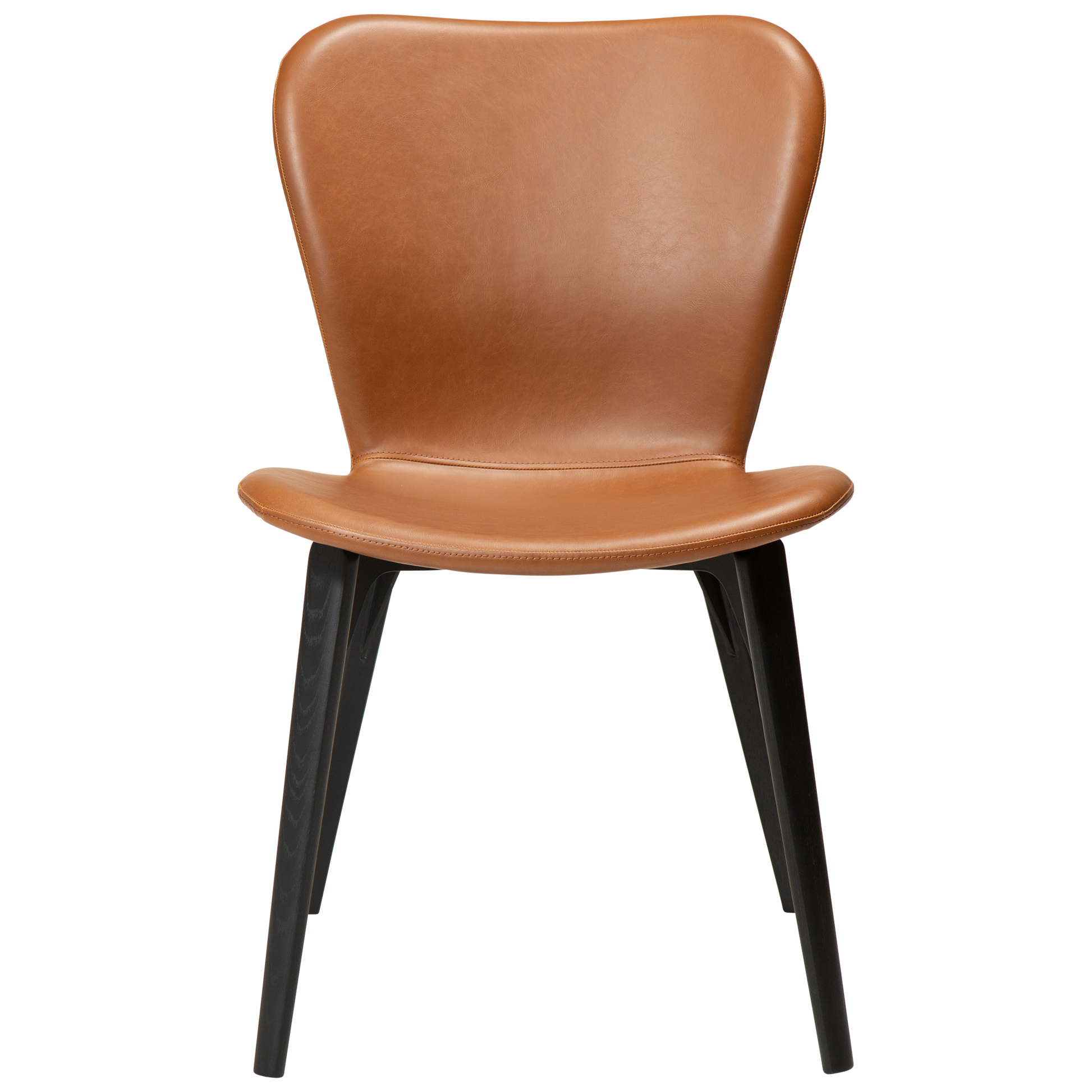 [var:Bezug=Vintage hellbraunes Kunstleder mit schwarzen Eschenbeinen] PARAGON Stuhl