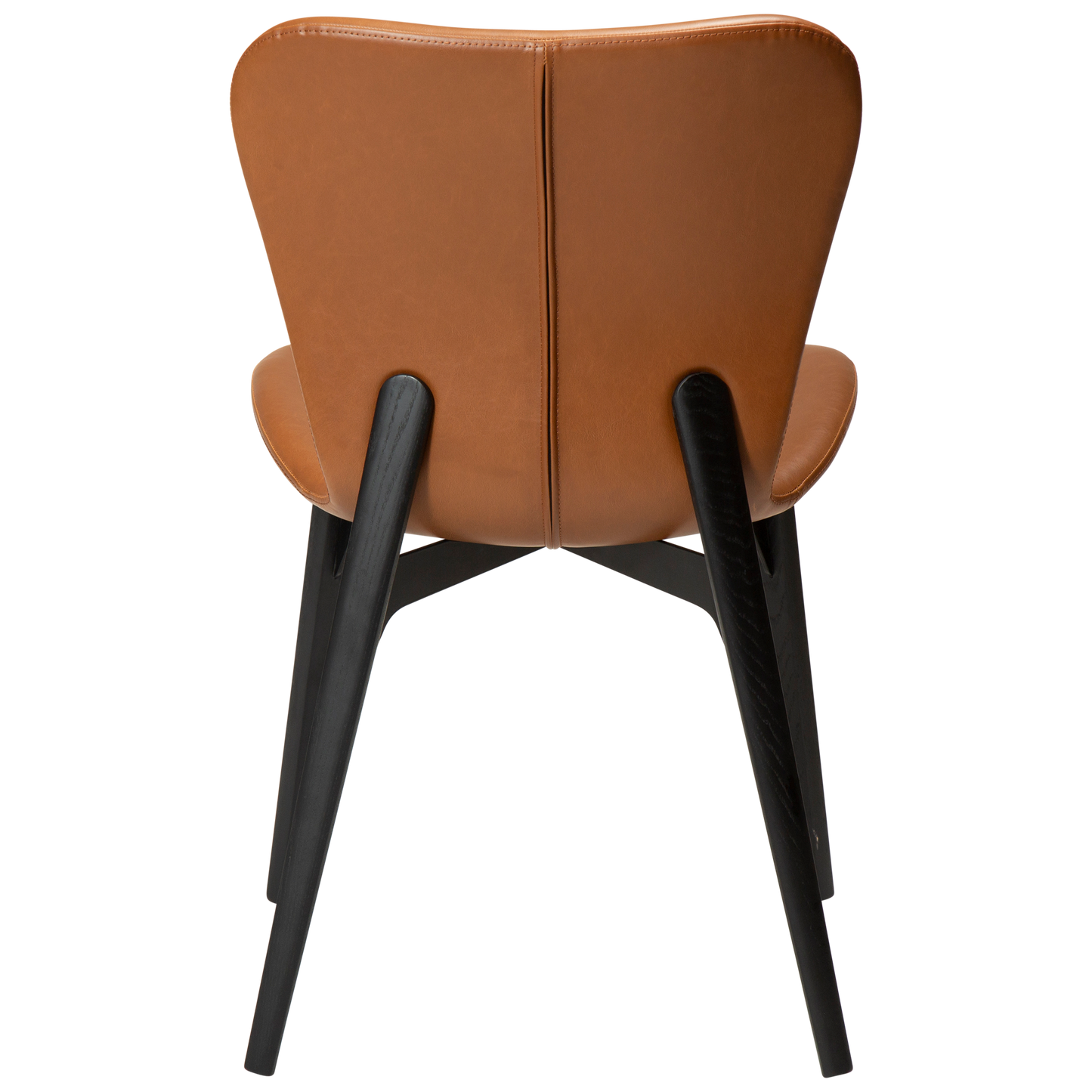 [var:Bezug=Vintage hellbraunes Kunstleder mit schwarzen Eschenbeinen] PARAGON Stuhl