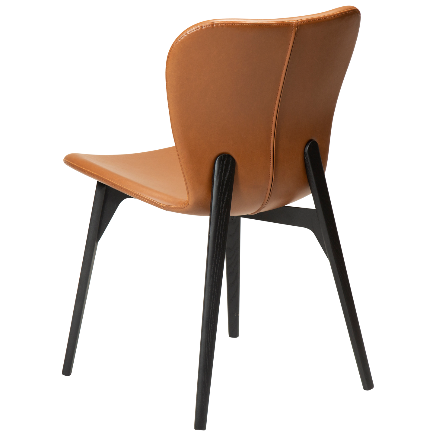 [var:Bezug=Vintage hellbraunes Kunstleder mit schwarzen Eschenbeinen] PARAGON Stuhl