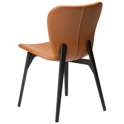 [var:Bezug=Vintage hellbraunes Kunstleder mit schwarzen Eschenbeinen] PARAGON Stuhl