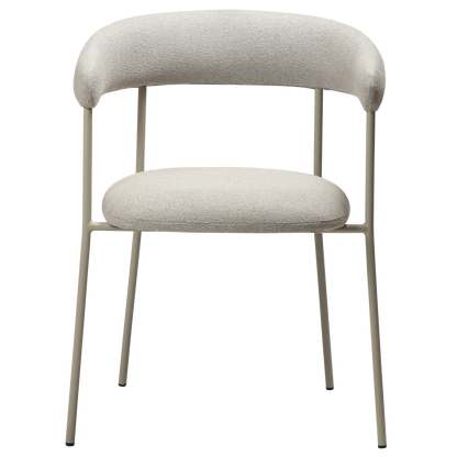 [var:Bezug=Kaschmir Bouclé-Stoff mit Kaschmir-Beinen] PLENTI Sessel