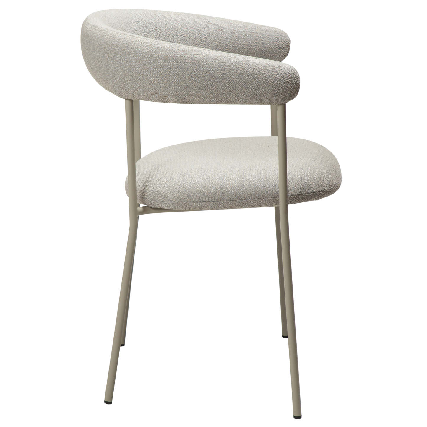 [var:Bezug=Kaschmir Bouclé-Stoff mit Kaschmir-Beinen] PLENTI Sessel