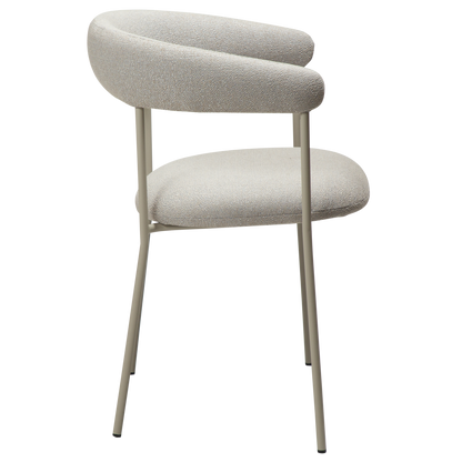 [var:Bezug=Kaschmir Bouclé-Stoff mit Kaschmir-Beinen] PLENTI Sessel