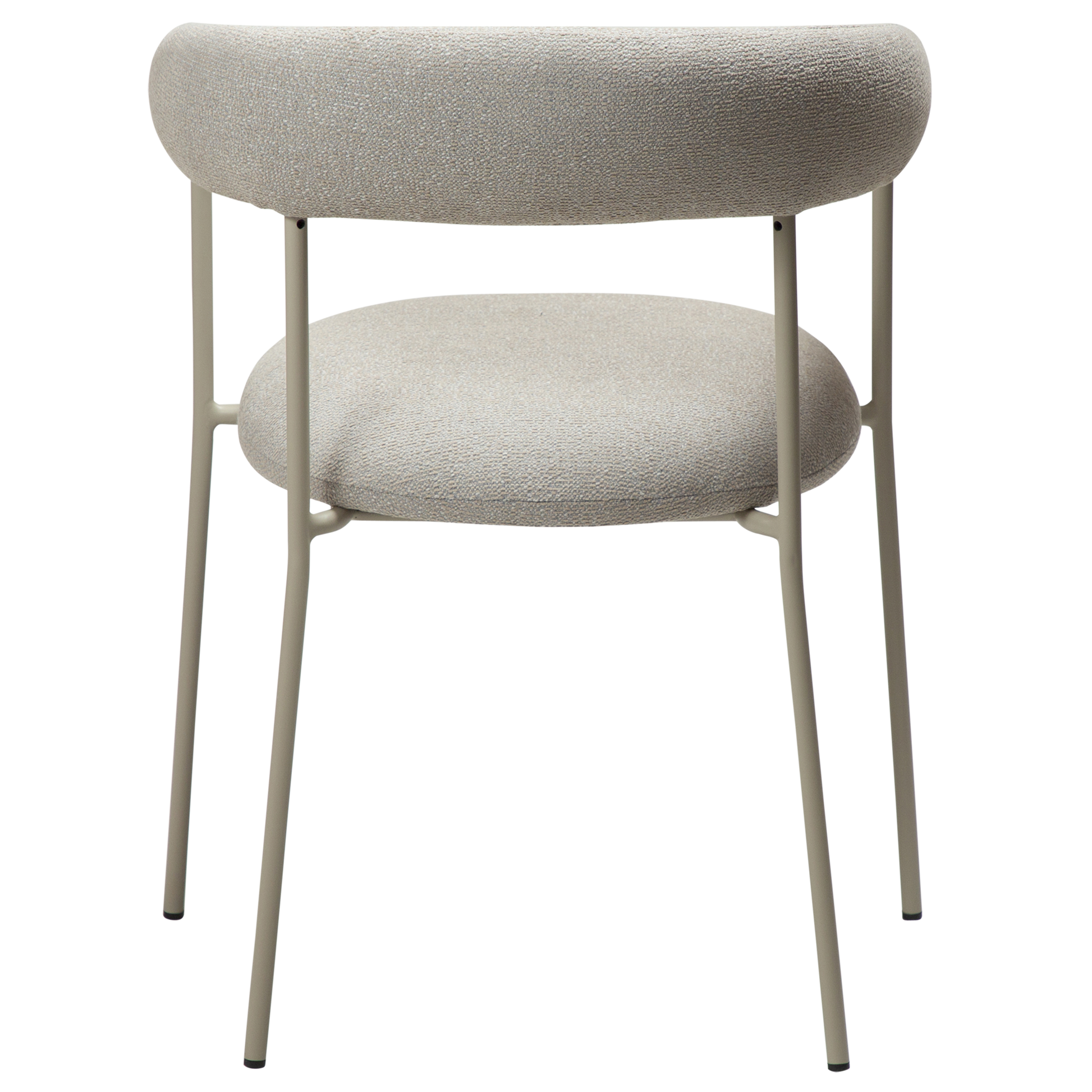 [var:Bezug=Kaschmir Bouclé-Stoff mit Kaschmir-Beinen] PLENTI Sessel