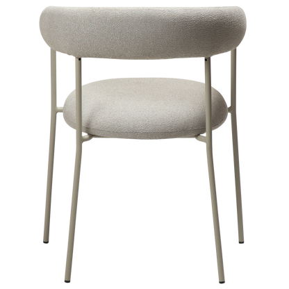 [var:Bezug=Kaschmir Bouclé-Stoff mit Kaschmir-Beinen] PLENTI Sessel