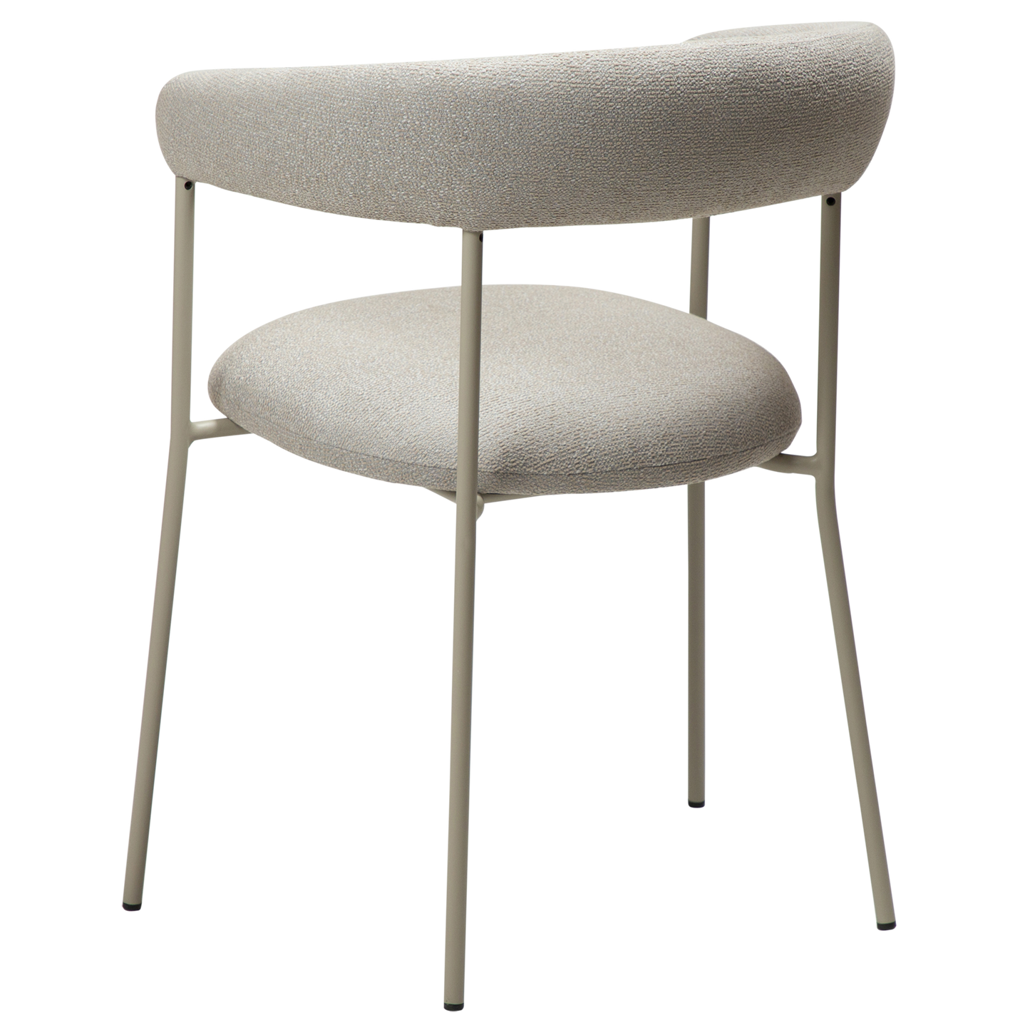 [var:Bezug=Kaschmir Bouclé-Stoff mit Kaschmir-Beinen] PLENTI Sessel