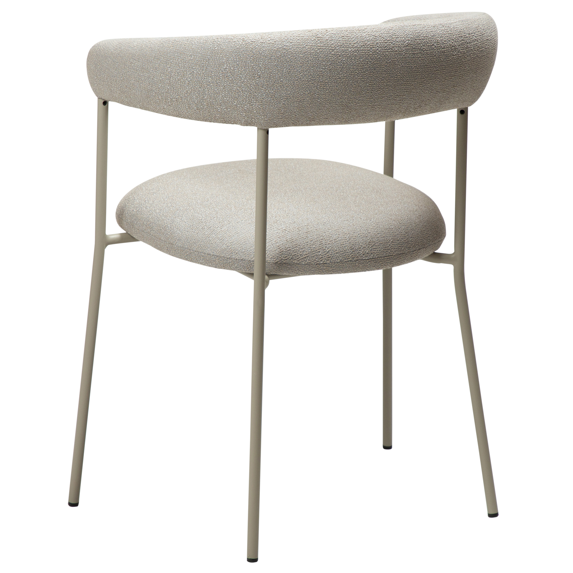 [var:Bezug=Kaschmir Bouclé-Stoff mit Kaschmir-Beinen] PLENTI Sessel