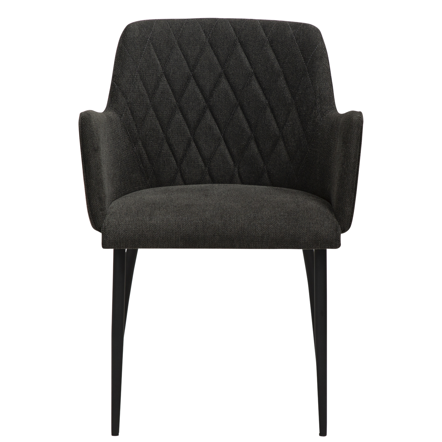 [var:Bezug=Crow schwarzer Stoff mit schwarzen Beinen] ROMBO Sessel