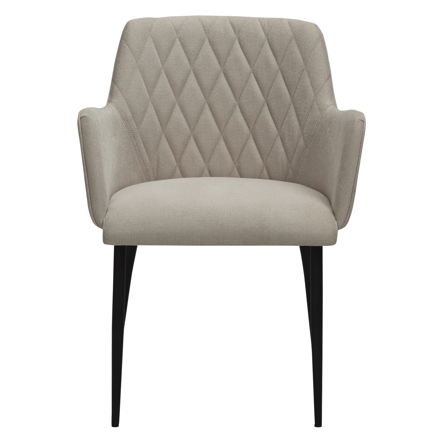 [var:Bezug=Wüstensandstoff mit schwarzen Beinen] ROMBO Sessel