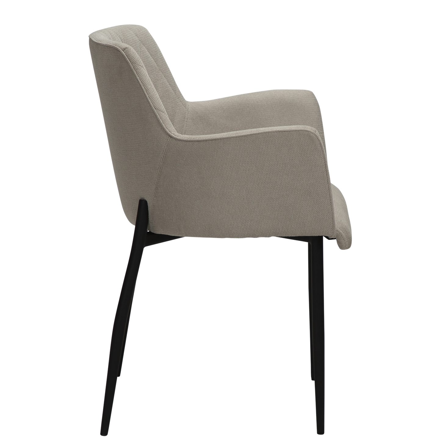 [var:Bezug=Wüstensandstoff mit schwarzen Beinen] ROMBO Sessel